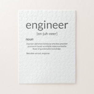 Puzzle Gift Engineer College Major Engineer Definition