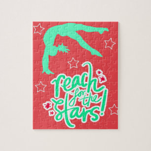 Puzzle Gimnasia Colores de Navidad Alcanzar las Estrellas