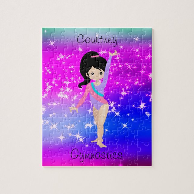Puzzle Gimnasia de chicas chupa gimnasta en Leotard (Vertical)
