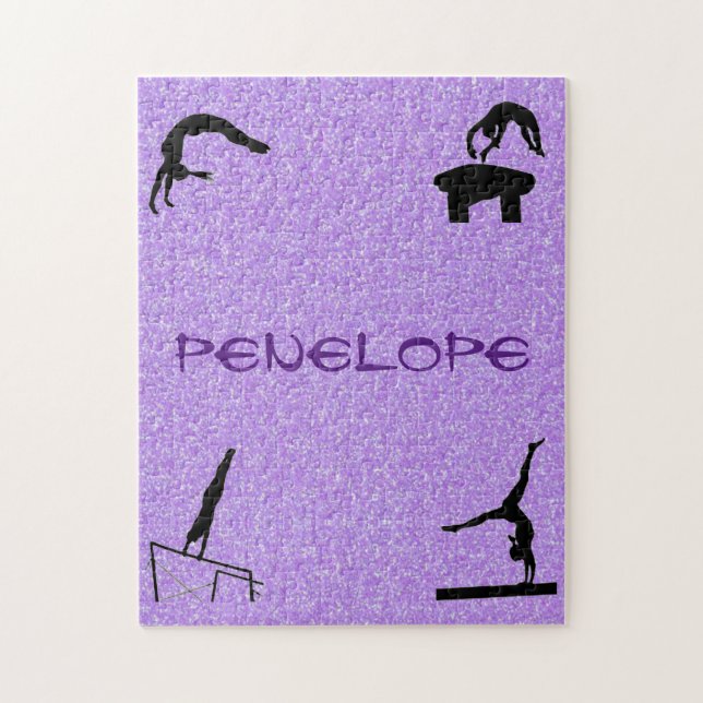 Puzzle Gimnasia Eventos Purple Sparkle (Vertical)