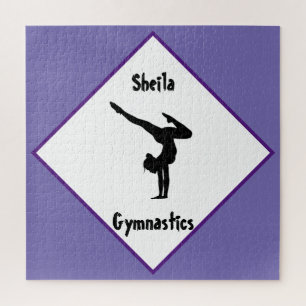 Puzzle Gimnasia Morada Personalizada