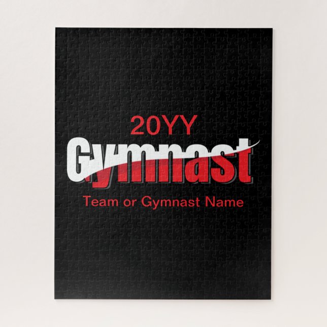 Puzzle Gimnasia - Resumen de la Gimnasta Palabra Swish (Vertical)