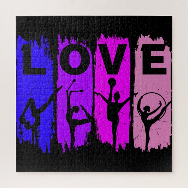 Puzzle Gimnasia rítmica amor (Vertical)