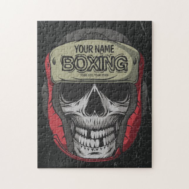 Puzzle Gimnasio de Boxer Fight Club Skeleton Boxing Perso (Vertical)