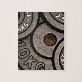 Puzzle Gimnasio negro Pesa la aptitud