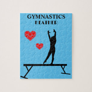 PUZZLE GIMNASTICA DE GIMNASIA CON GIMNASIA EN EL BORDE DE