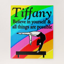 PUZZLE GIMNASTICS DE BALANCE DE VIGAS PERSONALIZADAS
