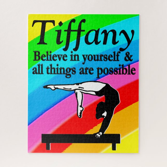 PUZZLE GIMNASTICS DE BALANCE DE VIGAS PERSONALIZADAS (Vertical)