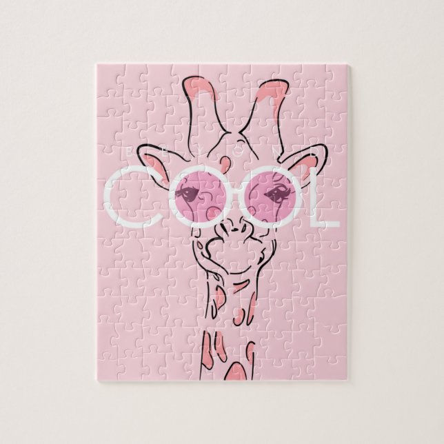 Puzzle Giraffe animal (Vertical)