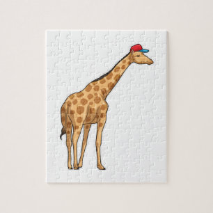 Puzzle Giraffe Cap