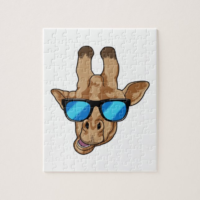 Puzzle Giraffe con gafas de sol (Vertical)