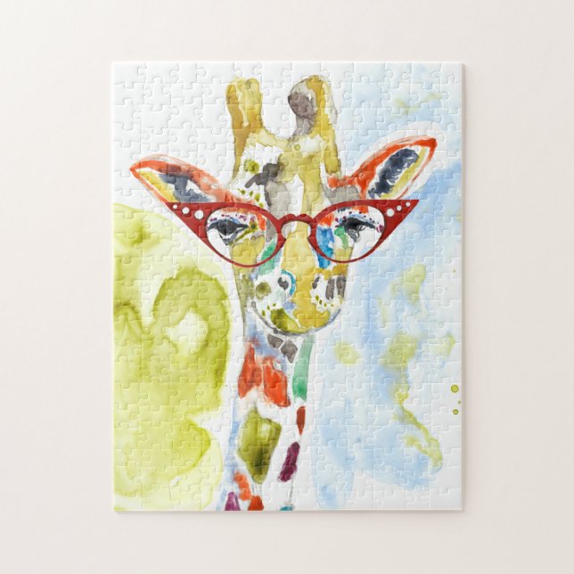 Puzzle Giraffe de los pantalones inteligentes (Vertical)
