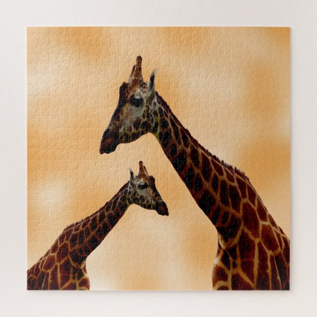Puzzle Giraffe doble problema, (Vertical)