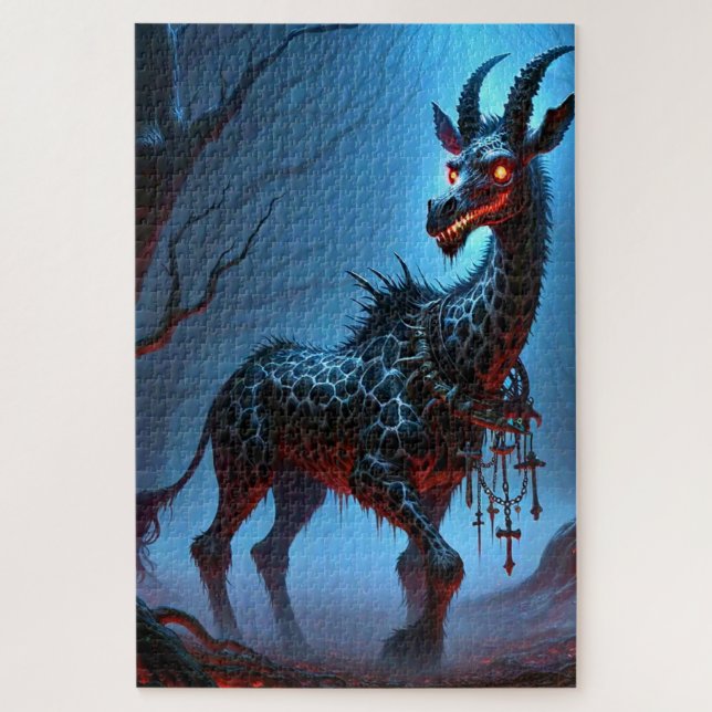 Puzzle Giraffe Monster (Vertical)