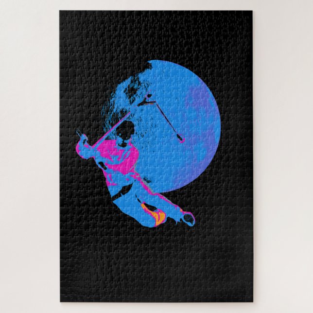Puzzle Girando la luna - Scooter Rider (Vertical)