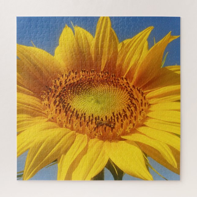 Puzzle Girasol amarillo (Vertical)