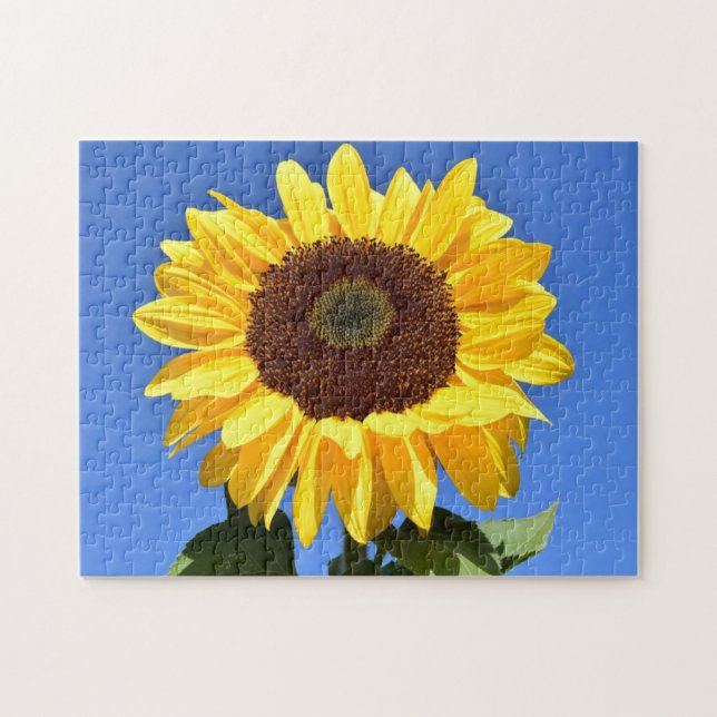Puzzle Girasol amarillo brillante (Horizontal)