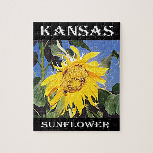 Puzzle Girasol de Kansas (Vertical)