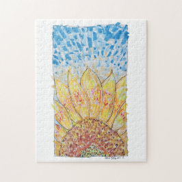 Puzzle Girasol Flor Radiante
