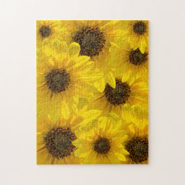 Puzzle Girasol iluminado (Helianthus)