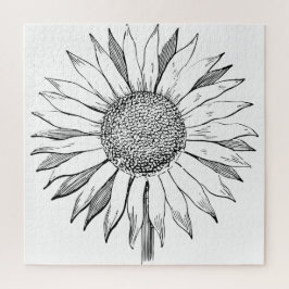 Puzzle Girasol ilustrado