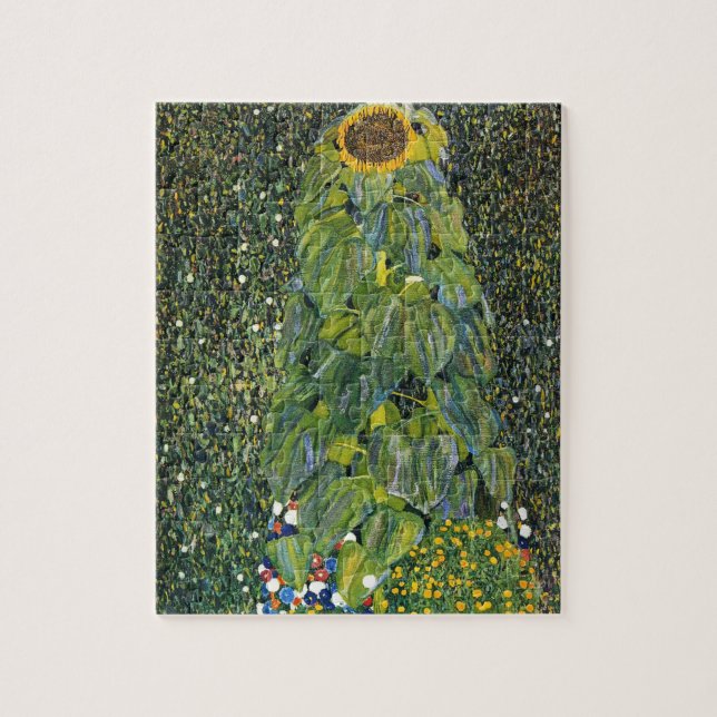Puzzle Girasol por Gustav Klimt (Vertical)