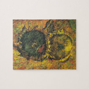 Puzzle Girasoles de Van Gogh - Arte Floral Dorado Vintage
