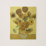 Puzzle Girasoles de Vincent van Gogh el |, 1888<br><div class="desc">Número de colección de la imagen:  BAL970 girasoles,  1888 (aceite en lona). Gogh,  aceites de la furgoneta de Vincent 1853-90) (en lona. National Gallery,  Londres,  Reino Unido.  1888</div>