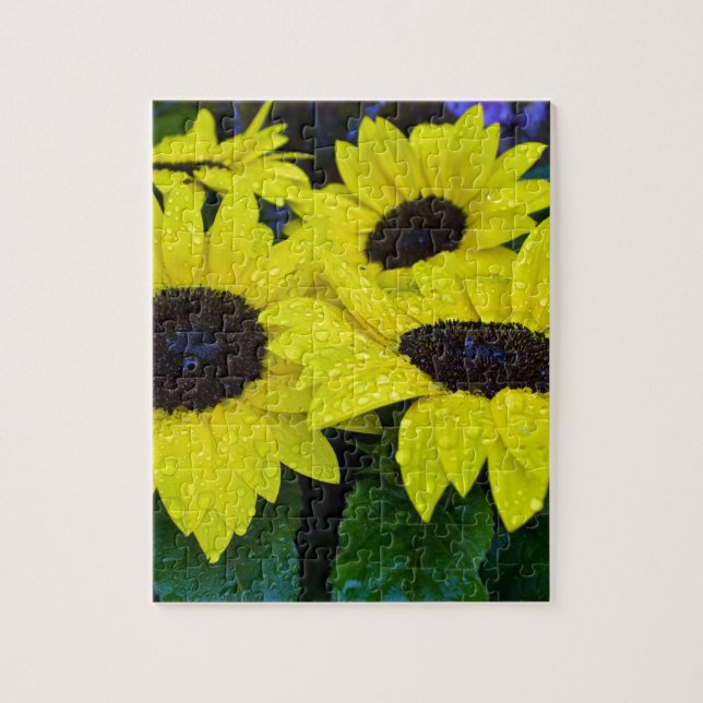 PUZZLE GIRASOLES MAGNÍFICOS DEL JARDÍN (Vertical)