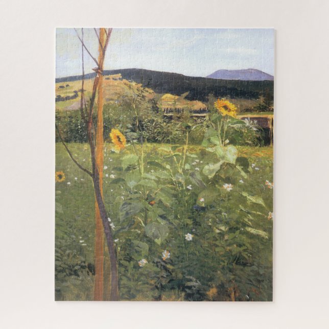 Puzzle Girasoles (por Jacek Malczewski) (Vertical)