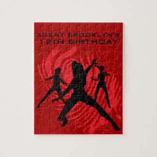 Puzzle Girls Spy Party Red Fingerprint