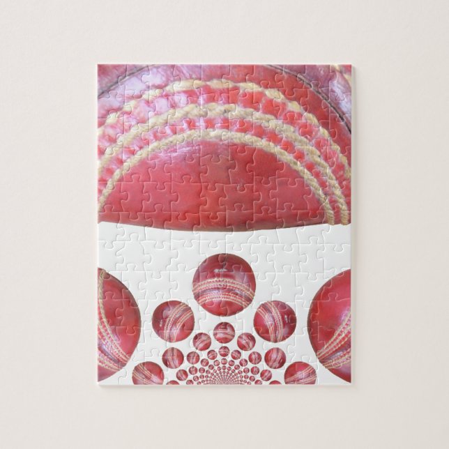 Puzzle Giro en Crimson - Un hermoso Arti de pelota de crí (Vertical)