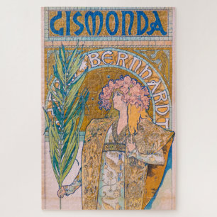 Puzzle Gismonda, Sarah Bernhardt, Mucha