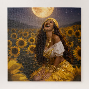 Puzzle gitana amarilla