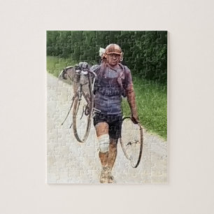 Puzzle Giusto Cerutti italiano Tour de Francia Destruido