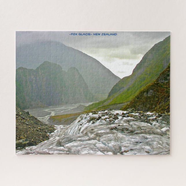 Puzzle Glaciar Fox, Nueva Zelanda (Horizontal)