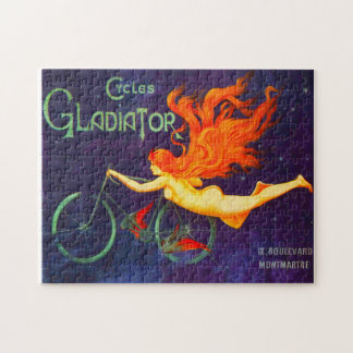 Puzzle Gladiador de bicicletas Poster de anuncios de cicl