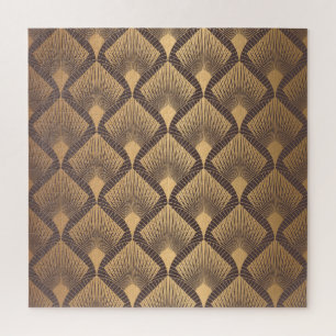 Puzzle Glamour art déco: escalas de oro.