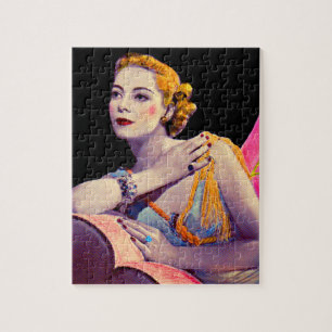 Puzzle glamurosa mujer de 1937