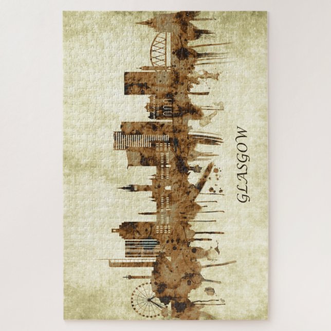 Puzzle Glasgow Escocia (Vertical)