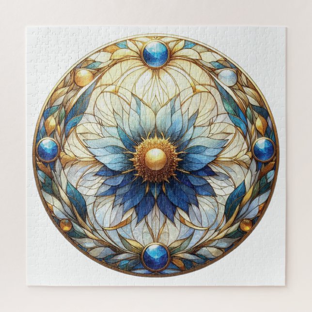 Puzzle Glass Mandella (Vertical)