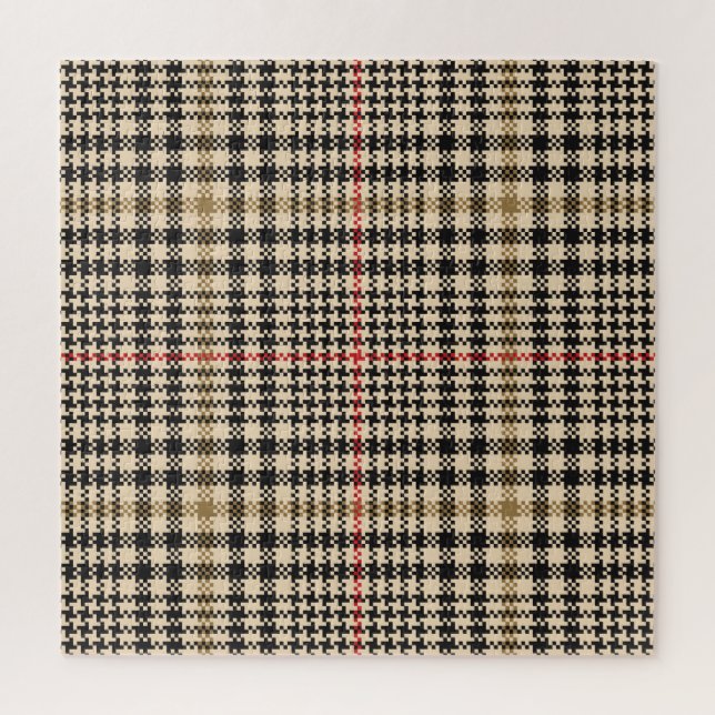 Puzzle Glen Check Plaid Pixel Art (Vertical)