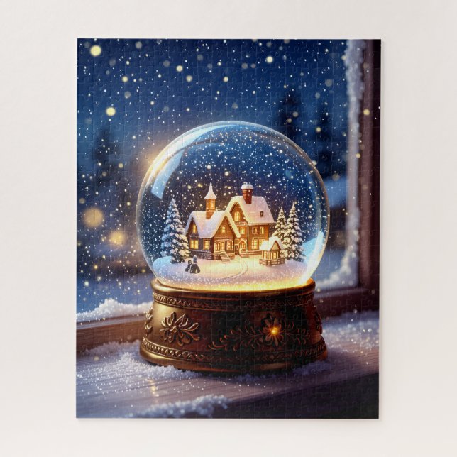 Puzzle Globe Wonderland de nieve (Vertical)