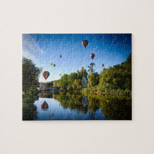 Puzzle Globos de aire caliente en Queechee