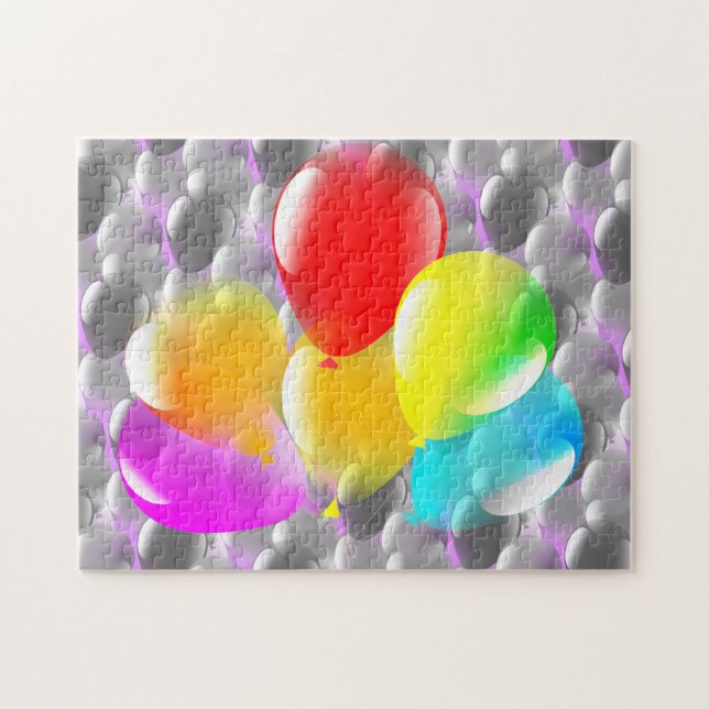 Puzzle Globos de colores - Fiesta (Horizontal)