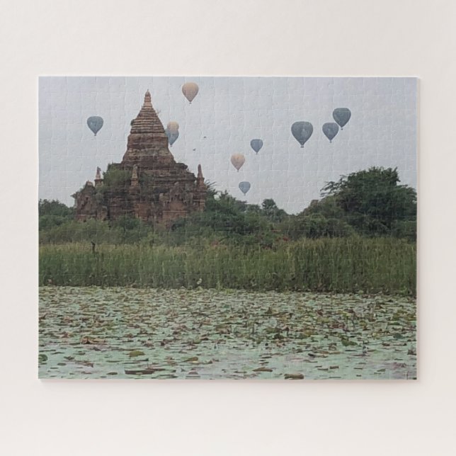 Puzzle globos de estupa de bagan (Horizontal)