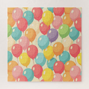 Puzzle Globos de fiesta en diferentes colores