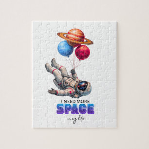 Puzzle Globos del Planeta del Astronauta Divertido - Nece