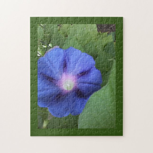 Puzzle gloria de la mañana azul (Vertical)