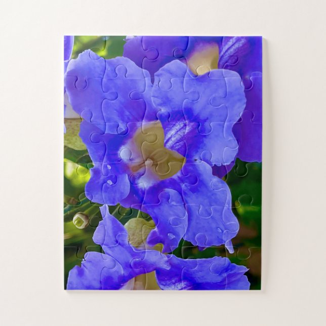 Puzzle Gloria de Thunbergia Azul (Vertical)